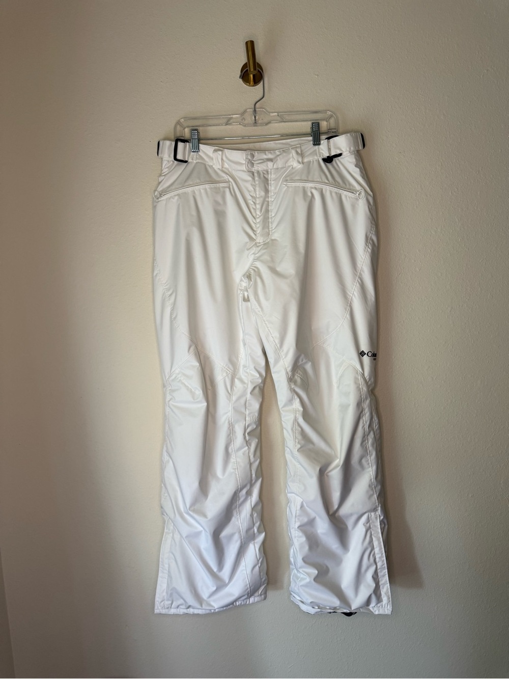 Columbia Women’s White Insulated Snow Ski Pants Size Large